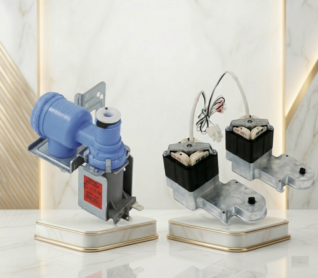 Ice Maker Motor and Solenoid Valve